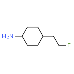 4-(2-Fluoroethyl)cyclohexanamine Structure