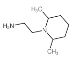 2-[cis-2,6-dimethyl-1-piperidinyl]ethanamine(SALTDATA: 1.7HCl)结构式