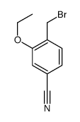 4-(bromomethyl)-3-ethoxybenzonitrile Structure