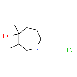 3,4-Dimethylazepan-4-Ol Hydrochloride Structure