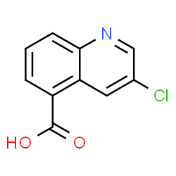 3-chloroquinoline-5-carboxylic acid structure