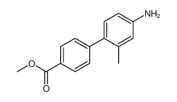 methyl 4-(4-amino-2-methylphenyl)benzoate结构式