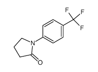 1-(4-(trifluoromethyl)phenyl)pyrrolidin-2-one结构式