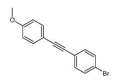 1-bromo-4-[2-(4-methoxyphenyl)ethynyl]benzene Structure