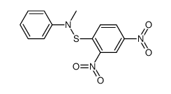 2,4-Dinitrobenzolsulfenyl-N-methylanilid Structure