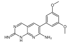 6-(3,5-Dimethoxyphenyl)pyrido[2,3-d]pyrimidine-2,7-diamine Structure