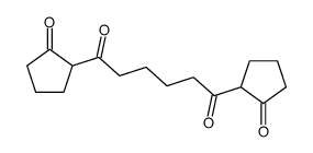 1,6-bis(2-oxocyclopentyl)hexane-1,6-dione结构式