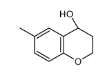 (4S)-6-methyl-3,4-dihydro-2H-chromen-4-ol结构式