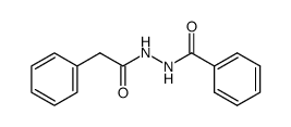 N-benzoyl-N'-phenylacetyl-hydrazine结构式