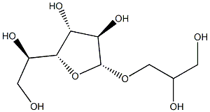 1-O-(β-D-Galactofuranosyl)-D-glycerol结构式