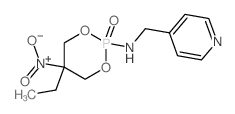 4-Pyridinemethanamine,N-(5-ethyl-5-nitro-2-oxido-1,3,2-dioxaphosphorinan-2-yl)- Structure