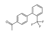 1-[4-[2-(trifluoromethyl)phenyl]phenyl]ethanone Structure