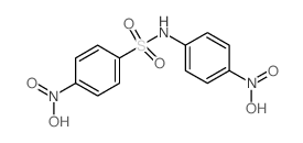 4-Nitro-N-(4-nitrophenyl)benzenesulfonamide结构式