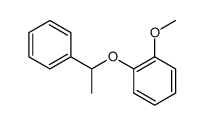 1-methoxy-2-(1-phenyl-ethoxy)-benzene结构式