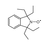 1,1,3,3-tetraethyl-1,3-dihydroisoindol-2-yloxyl结构式
