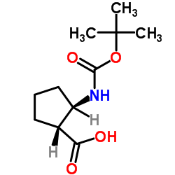 (1S,2R)-Boc-2-amino-1-cyclopentane carboxylic acid picture