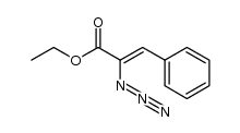 (Z)-ethyl α-azido-β-phenylacrylate结构式