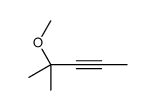 4-methoxy-4-methylpent-2-yne Structure