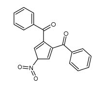 2,3-dibenzoyl-5-nitro-cyclopenta-1,3-diene Structure