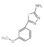 5-(3-METHOXY-PHENYL)-[1,3,4]THIADIAZOL-2-YLAMINE picture