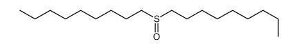 1-nonylsulfinylnonane结构式