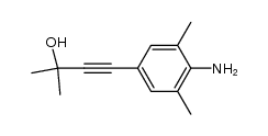 4-(3-hydroxy-3-methylbutynyl)-2,6-dimethylaniline Structure