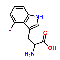 4-Fluorotryptophan Structure