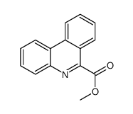 6-Phenanthridinecarboxylic acid methyl ester Structure