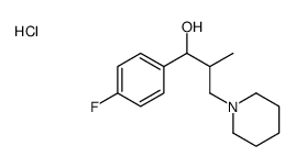 1-(4-fluorophenyl)-2-methyl-3-piperidin-1-ylpropan-1-ol,hydrochloride结构式