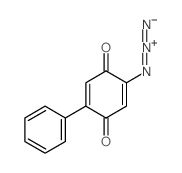 2,5-Cyclohexadiene-1,4-dione,2-azido-5-phenyl- Structure