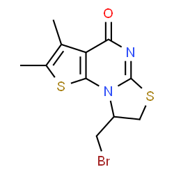 8-(Bromomethyl)-2,3-dimethyl-7,8-dihydro-4H-[1,3]thiazolo[3,2-a]thieno[3,2-e]pyrimidin-4-one picture