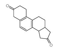 2,4,11,12,13,14,15,17-octahydro-1H-cyclopenta[a]phenanthrene-3,16-dione结构式