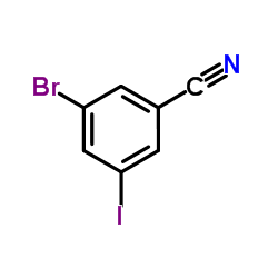3-溴-5-碘苯腈结构式