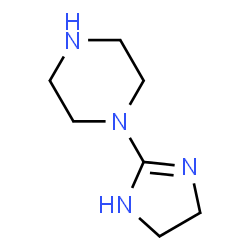 Piperazine,1-(4,5-dihydro-1H-imidazol-2-yl)-结构式