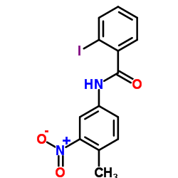 2-Iodo-N-(4-methyl-3-nitrophenyl)benzamide结构式