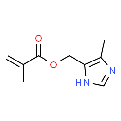 2-Propenoic acid,2-methyl-,(5-methyl-1H-imidazol-4-yl)methyl ester (9CI)结构式