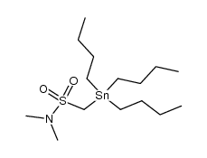 (N,N-dimethylaminosulfonylmethyl)tributyltin结构式