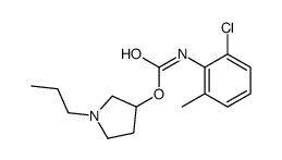 N-(2-Chloro-6-methylphenyl)carbamic acid 1-propyl-3-pyrrolidinyl ester picture