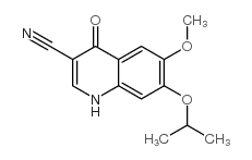 7-ISOPROPOXY-6-METHOXY-4-OXO-1,4-DIHYDROQUINOLINE-3-CARBONITRILE Structure