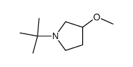 Pyrrolidine, 1-(1,1-dimethylethyl)-3-methoxy- (9CI) picture
