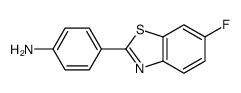 4-(6-Fluorobenzo[d]thiazol-2-yl)benzenamine Structure