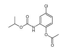 [2-(Acetyloxy)-5-chlorophenyl]carbamic acid 1-methylethyl ester Structure