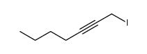 1-iodo-2-heptyne结构式