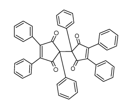 1,2,4,1',2',4'-hexaphenyl-[4,4']bicyclopent-1-enyl-3,5,3',5'-tetraone Structure