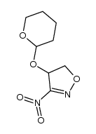 4,5-dihydro-3-nitro-4-[(tetrahydro-2H-pyran-2-yl)oxy]isoxazole Structure