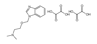 2-(3H-benzimidazol-1-ium-1-ylmethoxy)ethyl-dimethylazanium,2-hydroxy-2-oxoacetate Structure