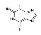 6-fluoro-9H-purin-2-amine structure