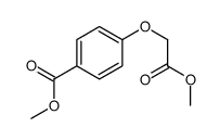 methyl 4-(2-methoxy-2-oxoethoxy)benzoate结构式