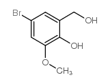 4-bromo-2-(hydroxymethyl)-6-methoxybenzenol structure