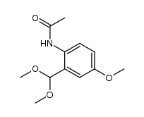 N-(2-(dimethoxymethyl)-4-methoxyphenyl)acetamide结构式